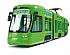 Городской трамвай, 46 см., зеленый  - миниатюра №3